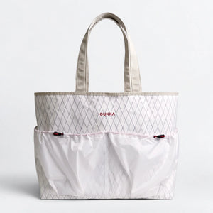 OU4232-E1 — Reversible Tote — white X-Pac face — visible X lattice