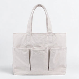 OU4232 — Reversible Tote — white Canvas face